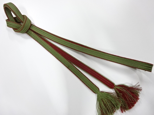 正絹　手組帯締め